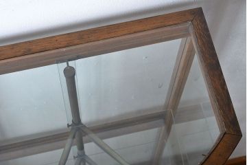 アンティーク家具　アンティーク　カーブガラスショーケース