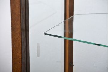 アンティーク家具　アンティーク　カーブガラスショーケース