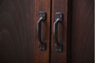 古民具・骨董　総栗材の扉2枚