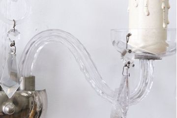 イギリスアンティーク　壁掛けシャンデリア(1)