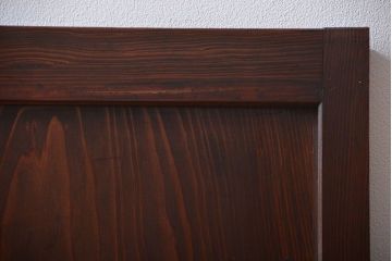 古民具・骨董　杉材一枚板の板戸2枚(窓)(1)
