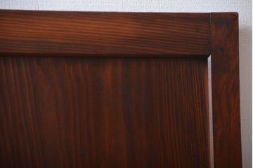 古民具・骨董　杉材一枚板の板戸2枚(窓)(2)