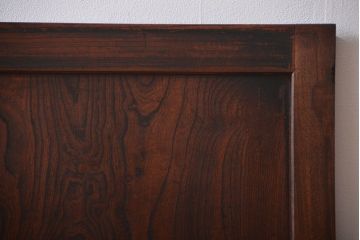 古民具・骨董　総欅材の板戸2枚セット(窓)