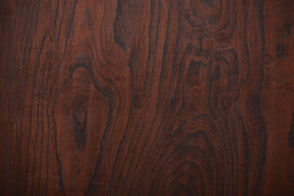 古民具・骨董　総欅材の板戸2枚セット(窓)