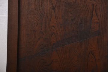 古民具・骨董　総欅材の板戸2枚セット(窓)