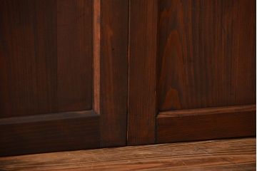 古民具・骨董　板戸2枚セット(窓)