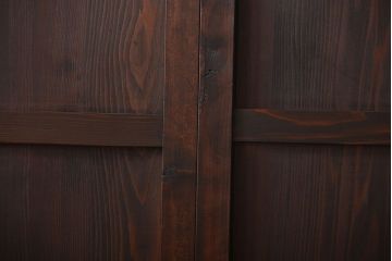 古民具・骨董　板戸2枚セット(窓)
