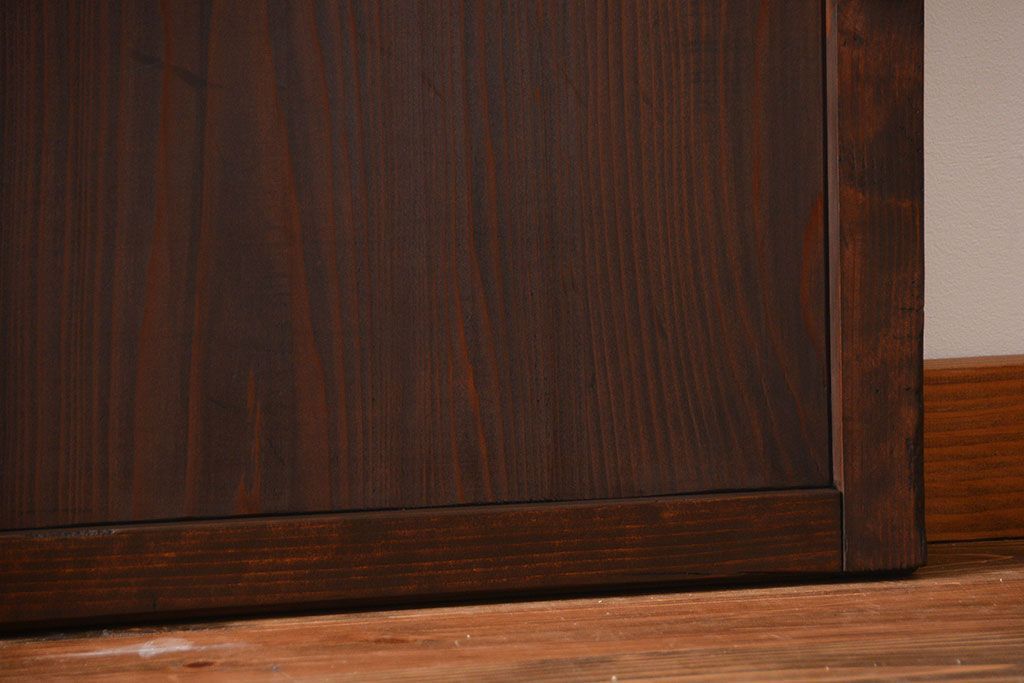 古民具・骨董　板戸2枚セット(窓)