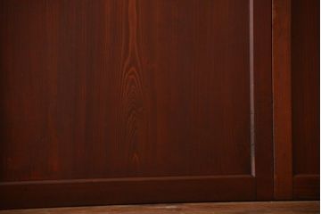 古民具・骨董　古い木の板戸4枚(窓)(1)