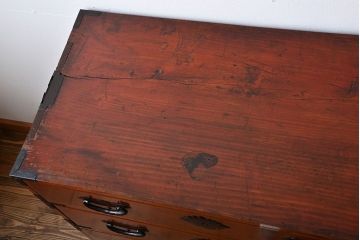アンティーク家具　古民具・骨董　仙台一間時代箪笥(2)