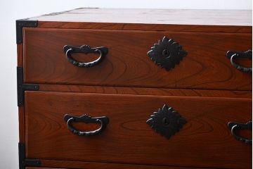 アンティーク家具　古民具・骨董　仙台一間時代箪笥(2)