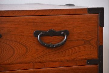 アンティーク家具　古民具・骨董　仙台一間時代箪笥(2)