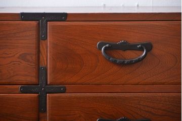 アンティーク家具　古民具・骨董　仙台一間時代箪笥(2)