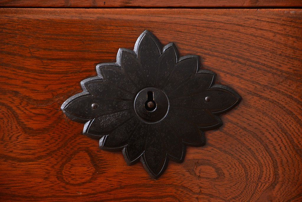 アンティーク家具　古民具・骨董　仙台一間時代箪笥(2)