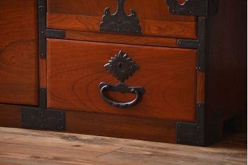 アンティーク家具　古民具・骨董　仙台一間時代箪笥(2)