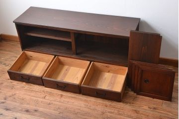 アンティーク家具　古民具・骨董　時代箪笥ローボード(1)