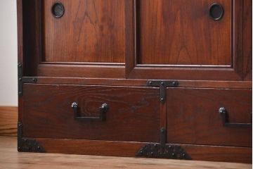 アンティーク家具　古民具・骨董　時代箪笥ローボード(1)