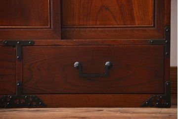 アンティーク家具　古民具・骨董　時代箪笥ローボード(1)