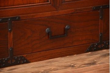 アンティーク家具　古民具・骨董　時代箪笥ローボード(1)