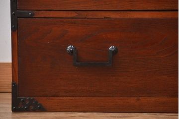 アンティーク家具　古民具・骨董　時代箪笥ローボード(2)