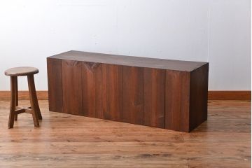 アンティーク家具　古民具・骨董　時代箪笥ローボード(2)