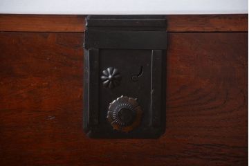 アンティーク家具　古民具・骨董　角手　時代箪笥ローボード