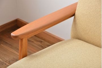 ヴィンテージ家具　ビンテージ　おしゃれな2人掛けソファ(ラブソファ)