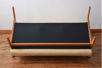ヴィンテージ家具　ビンテージ　おしゃれな2人掛けソファ(ラブソファ)