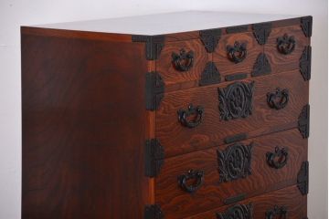 中古　伝統民芸家具　岩谷堂箪笥　衣装箪笥