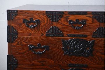 中古　伝統民芸家具　岩谷堂箪笥　衣装箪笥