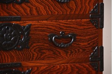 中古　伝統民芸家具　岩谷堂箪笥　衣装箪笥