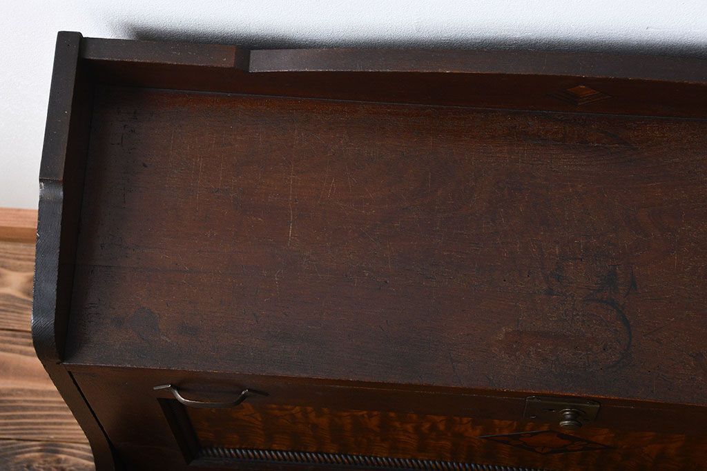 アンティーク家具　大正ロマン　ライティングビューロー