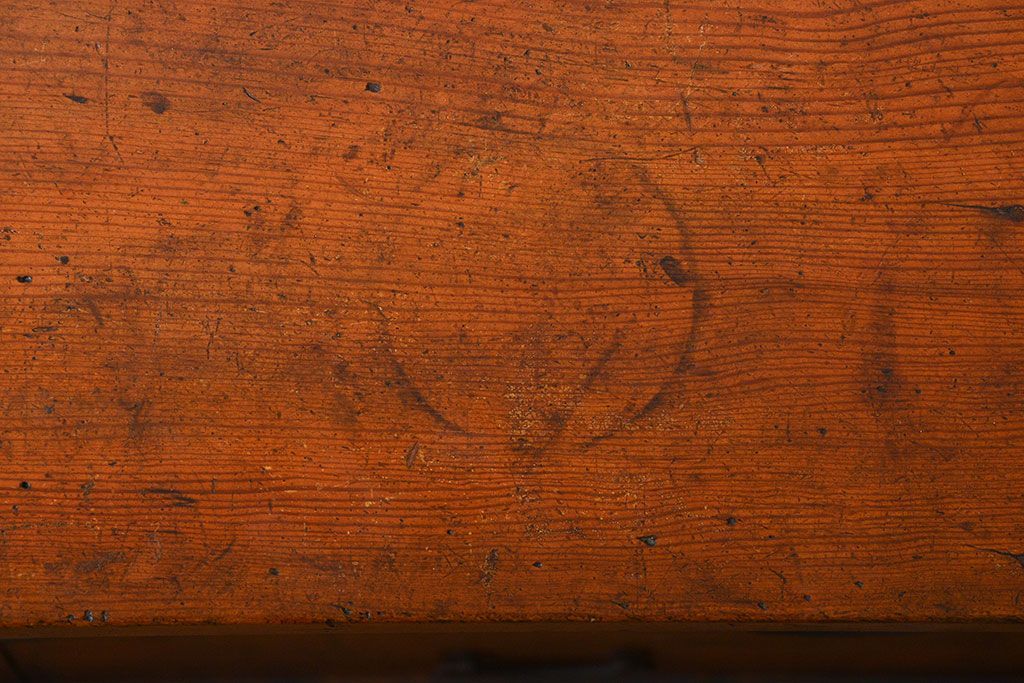 アンティーク家具　古民具・骨董　引き出し付き作業台