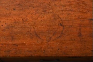 アンティーク家具　古民具・骨董　引き出し付き作業台