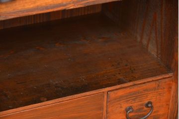 アンティーク家具　古民具・骨董　引き出し付き作業台