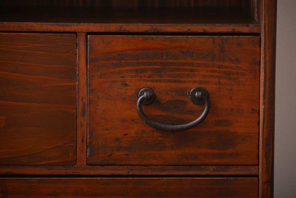 アンティーク家具　古民具・骨董　引き出し付き作業台