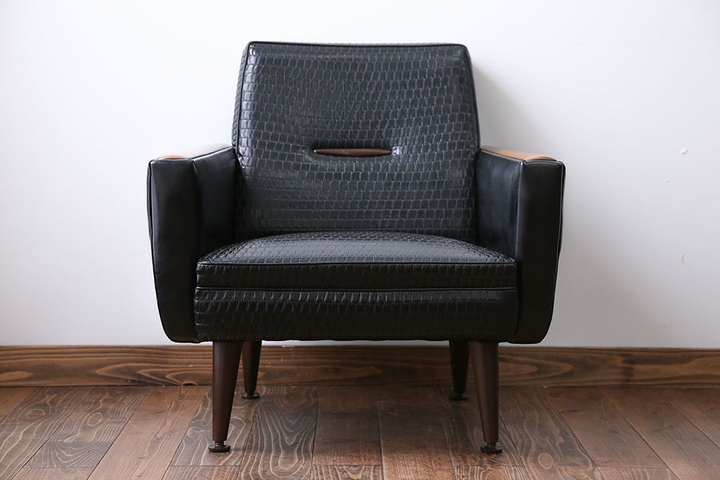 レトロ家具　レトロな一人掛けソファ(1)