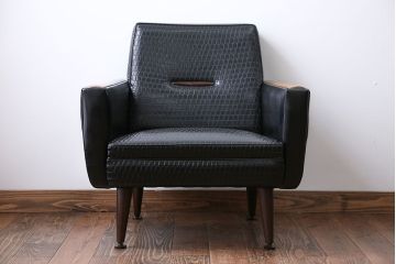 レトロ家具　レトロな一人掛けソファ(1)
