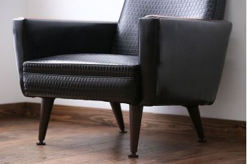 レトロ家具　レトロな一人掛けソファ(1)