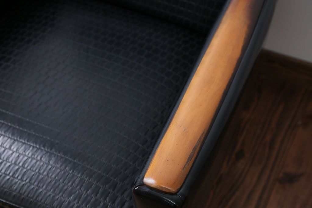 レトロ家具　レトロな一人掛けソファ(1)
