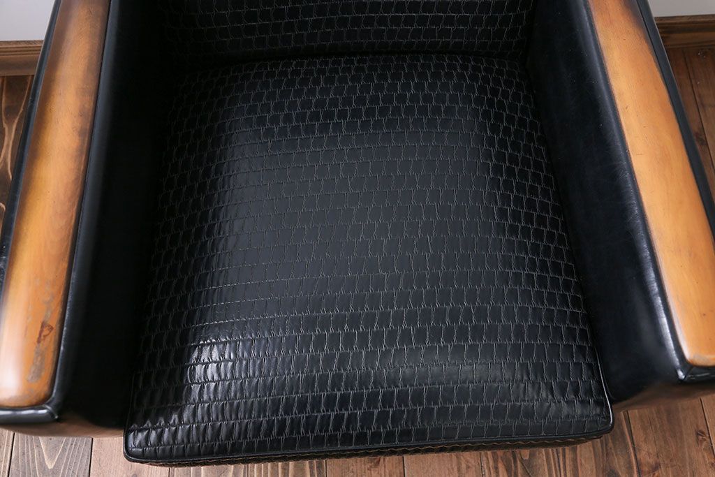 レトロ家具　レトロな一人掛けソファ(1)