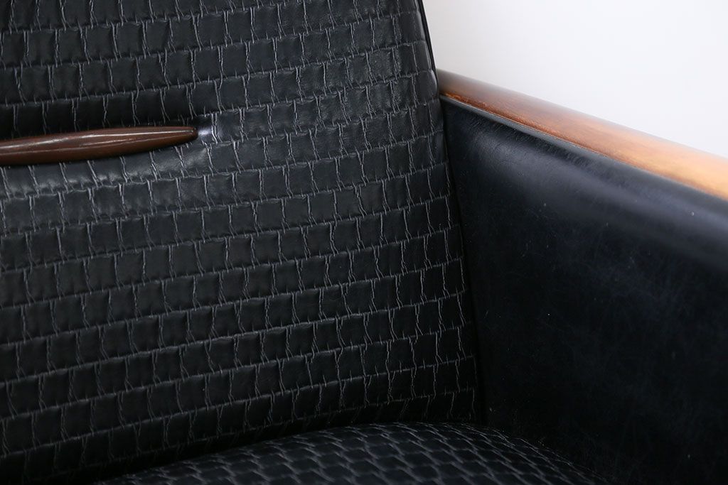 レトロ家具　レトロな一人掛けソファ(1)