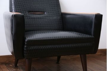 レトロ家具　レトロな一人掛けソファ(1)