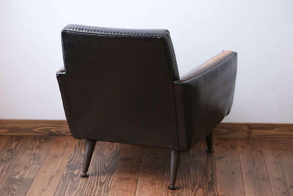 レトロ家具　レトロな一人掛けソファ(1)