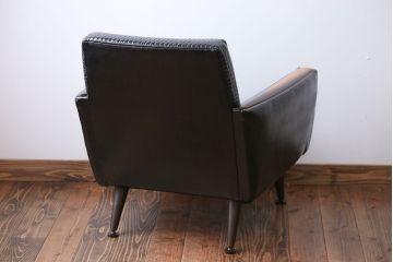 レトロ家具　レトロな一人掛けソファ(1)