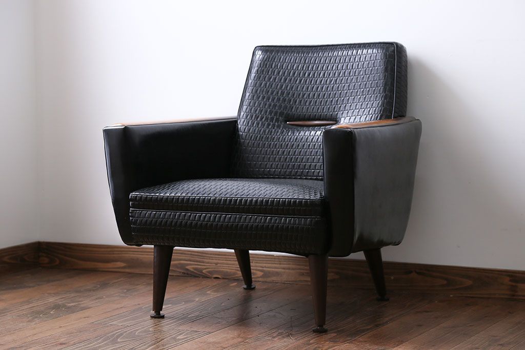 レトロ家具　レトロな一人掛けソファ(2)