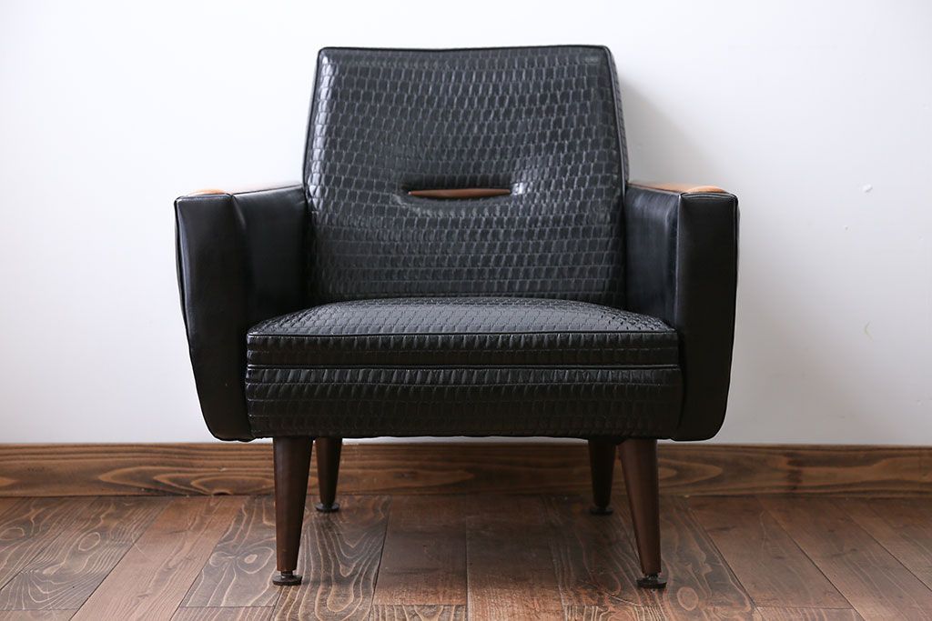 レトロ家具　レトロな一人掛けソファ(2)