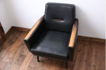 レトロ家具　レトロな一人掛けソファ(2)
