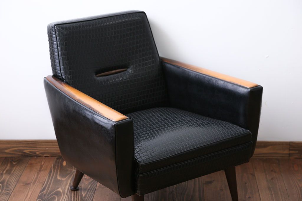 レトロ家具　レトロな一人掛けソファ(2)