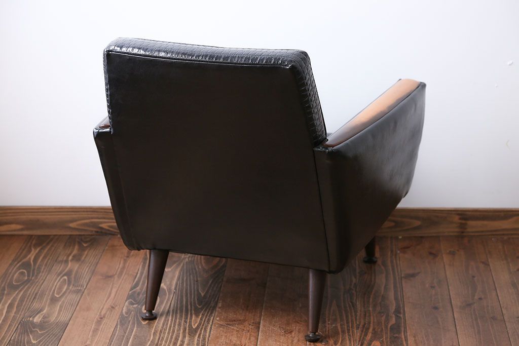 レトロ家具　レトロな一人掛けソファ(2)